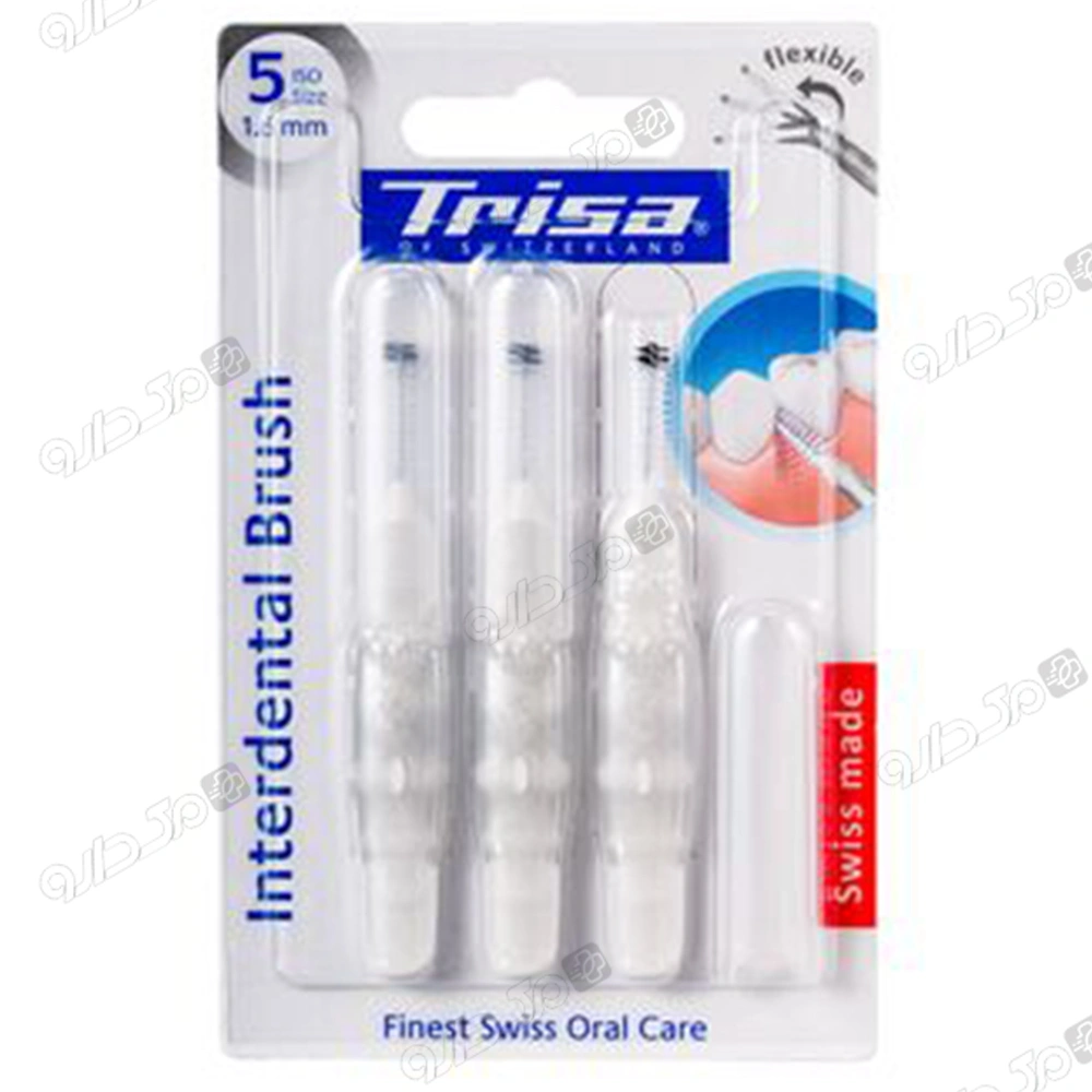 براش بین دندانی پروفشنال 1.6mm نقره‌ای شماره 5 تریزا